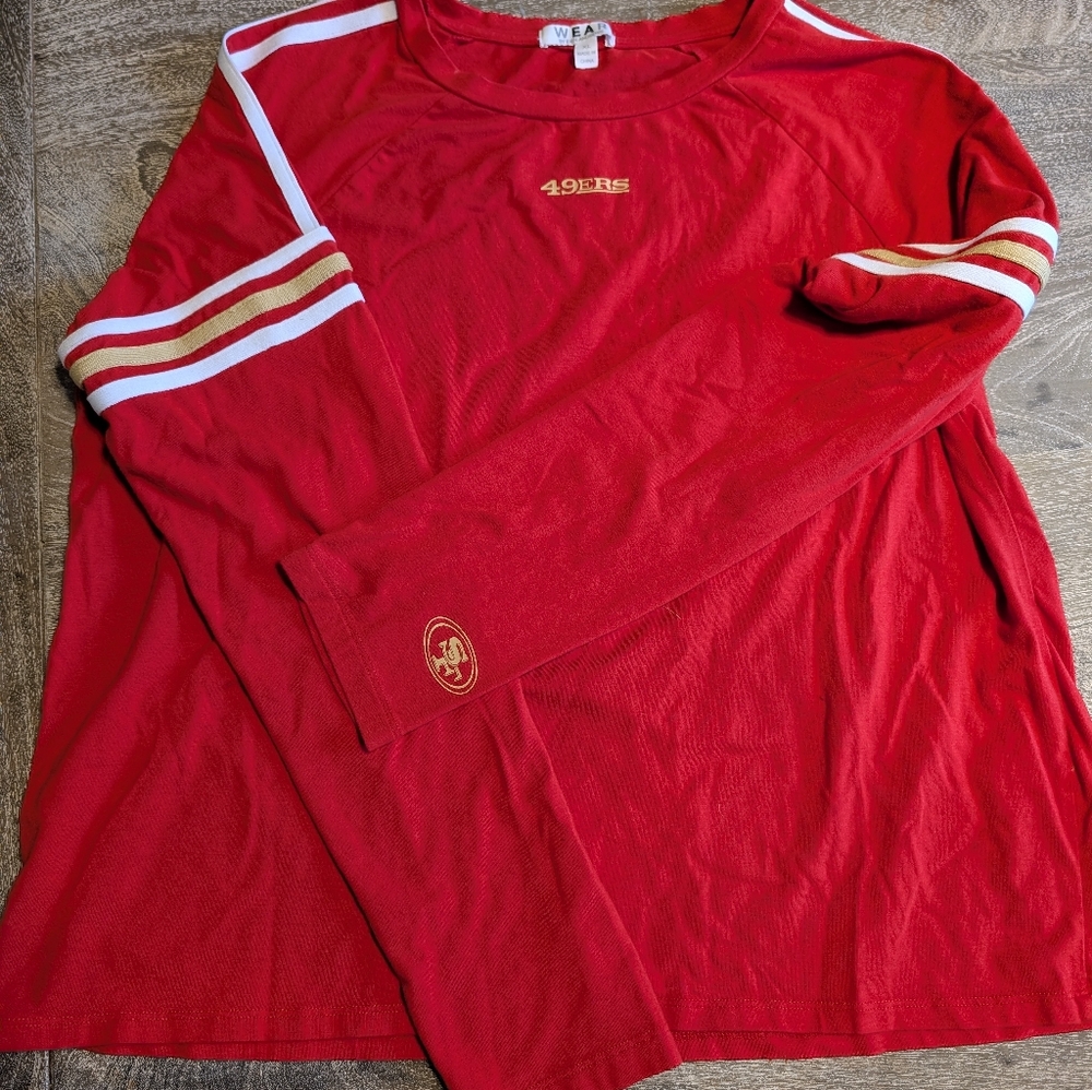 Red 49ers XL Long Sleeve Shirt